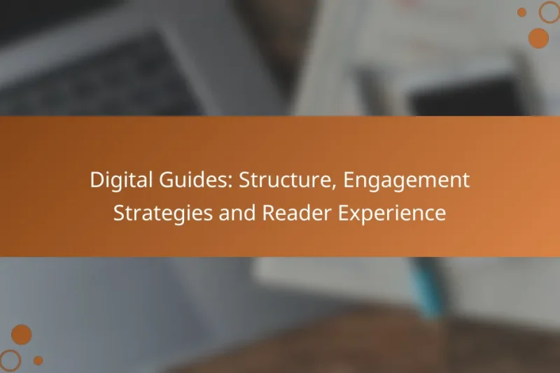 Digital Guides: Structure, Engagement Strategies and Reader Experience